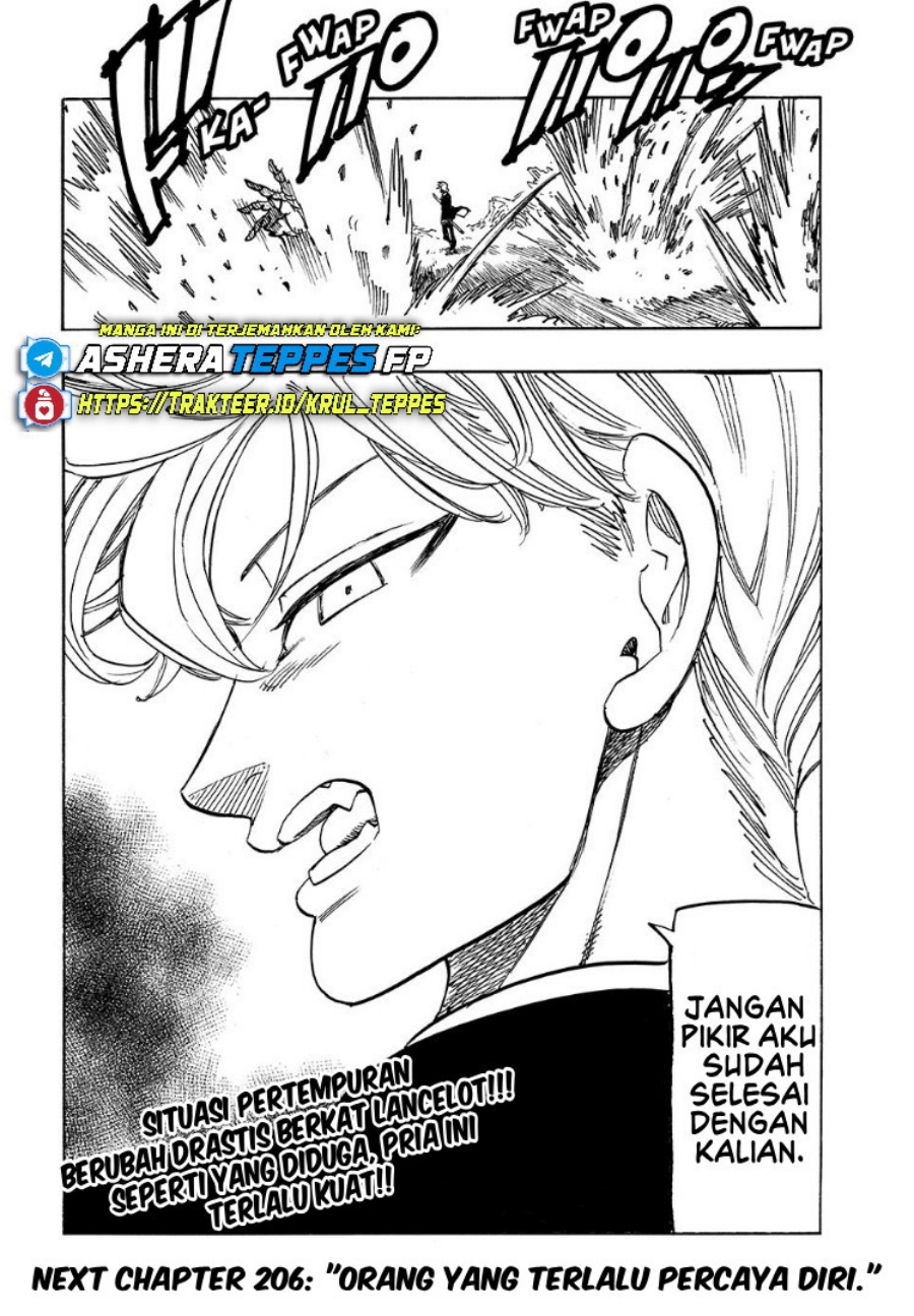 Halaman 22 dari Mokushiroku no Yonkishi Chapter 205