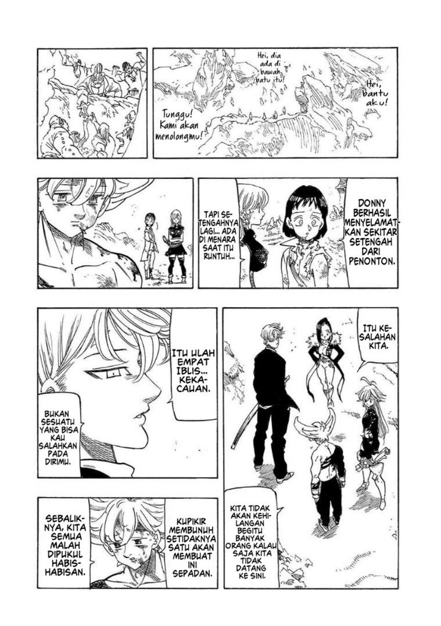 Halaman 15 dari Mokushiroku no Yonkishi Chapter 206