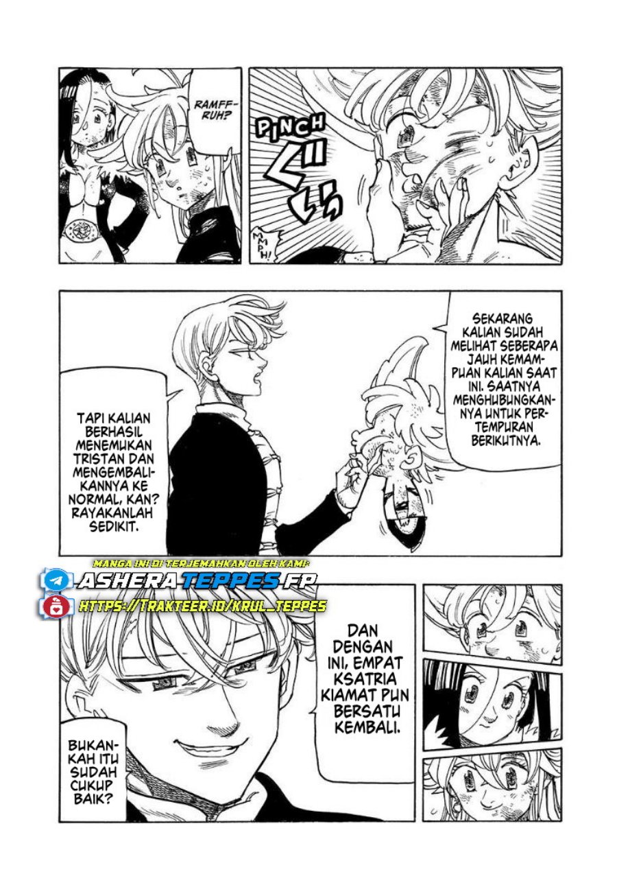 Halaman 16 dari Mokushiroku no Yonkishi Chapter 206