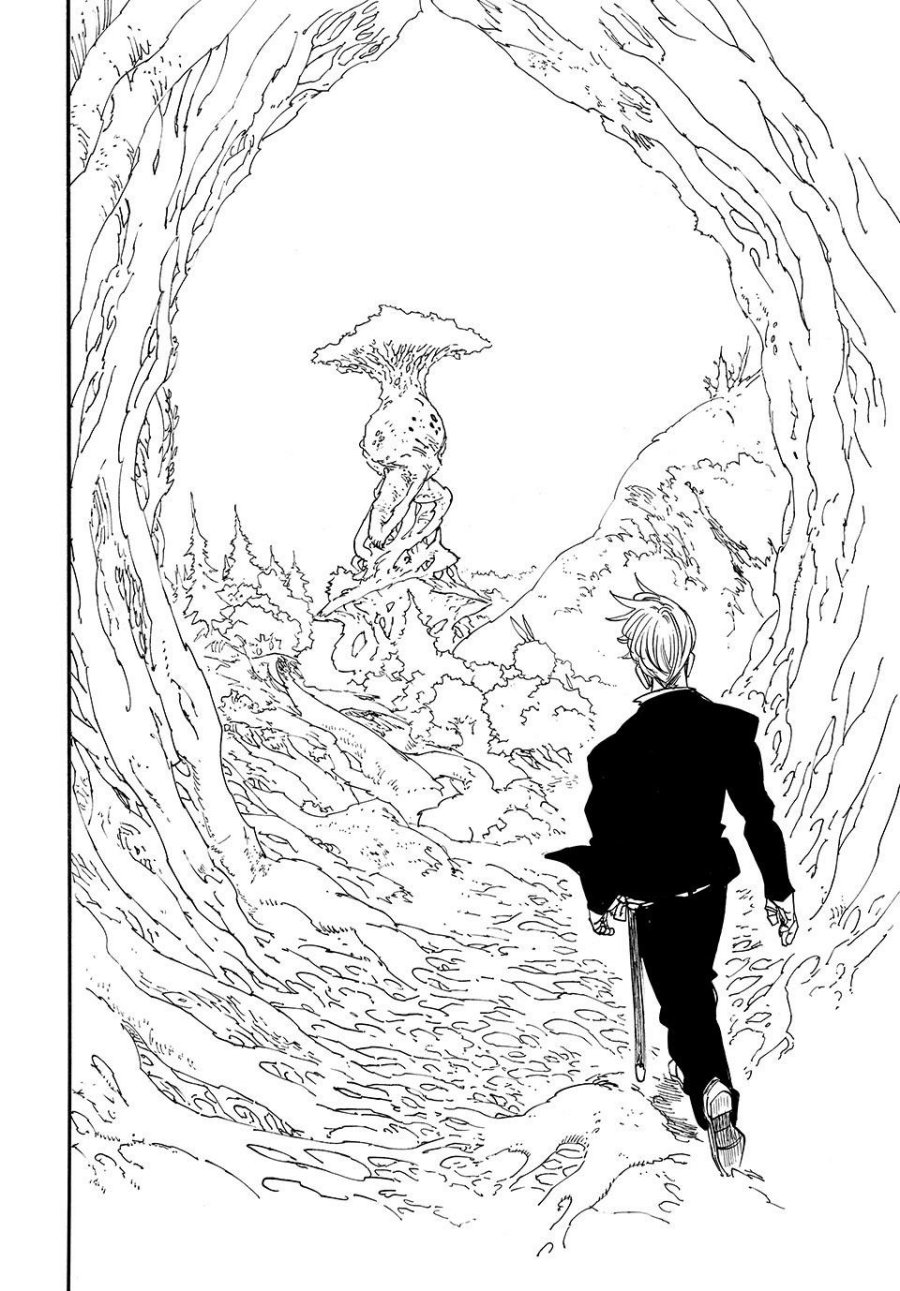 Halaman 28 dari Mokushiroku no Yonkishi Chapter 207