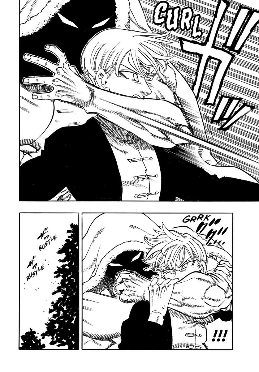 Halaman 33 dari Mokushiroku no Yonkishi Chapter 207