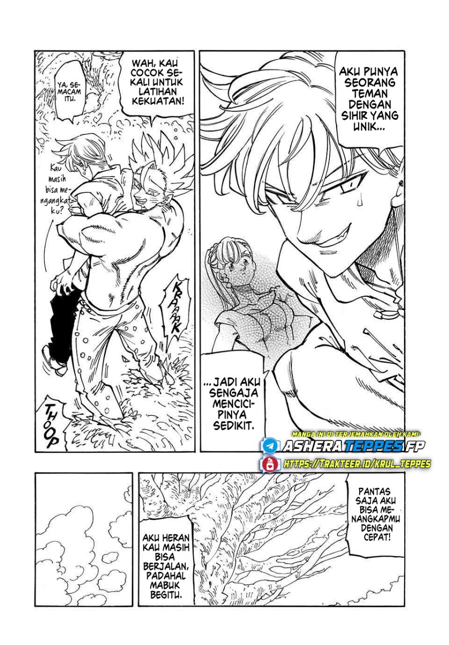 Halaman 11 dari Mokushiroku no Yonkishi Chapter 208