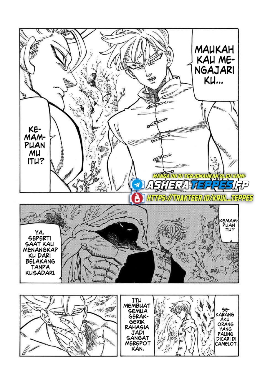 Halaman 15 dari Mokushiroku no Yonkishi Chapter 208