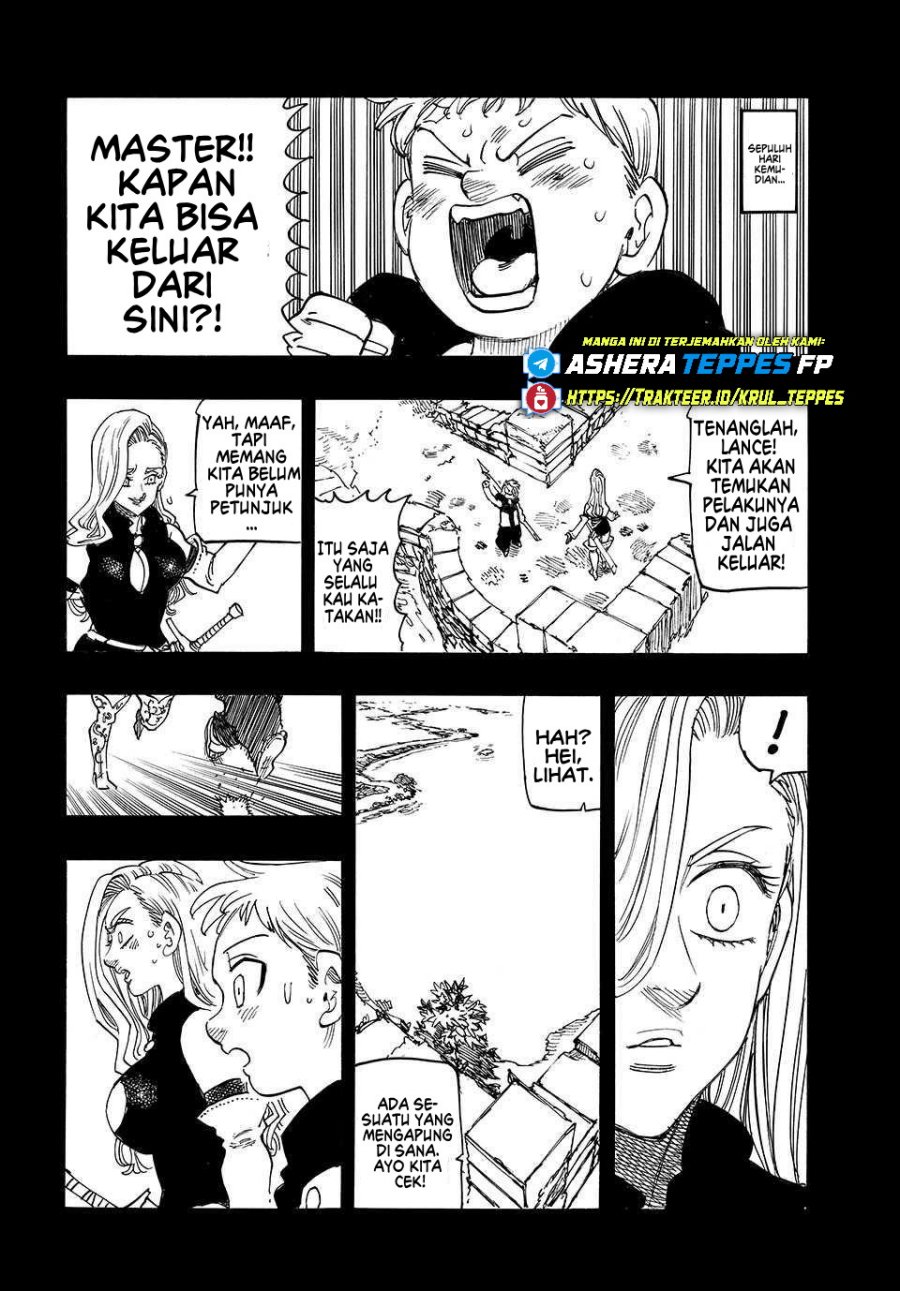 Halaman 15 dari Mokushiroku no Yonkishi Chapter 209