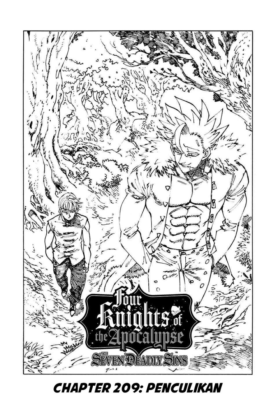 Halaman 2 dari Mokushiroku no Yonkishi Chapter 209