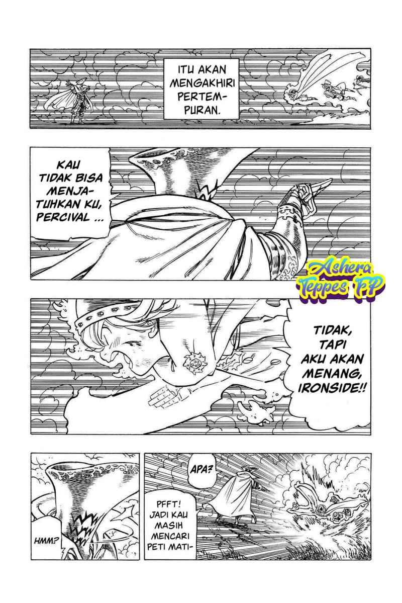 Halaman 13 dari Mokushiroku no Yonkishi Chapter 21