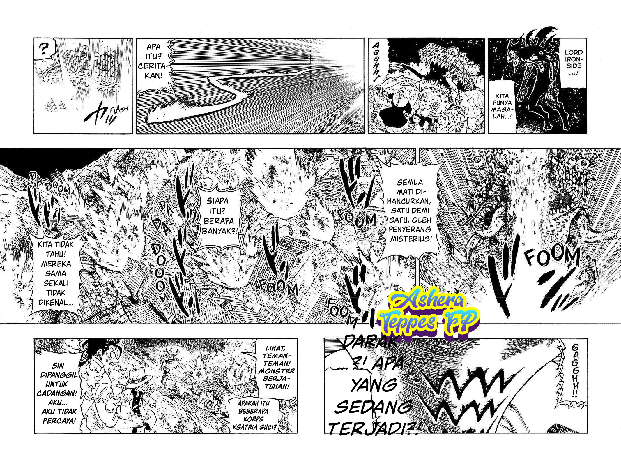 Halaman 5 dari Mokushiroku no Yonkishi Chapter 21
