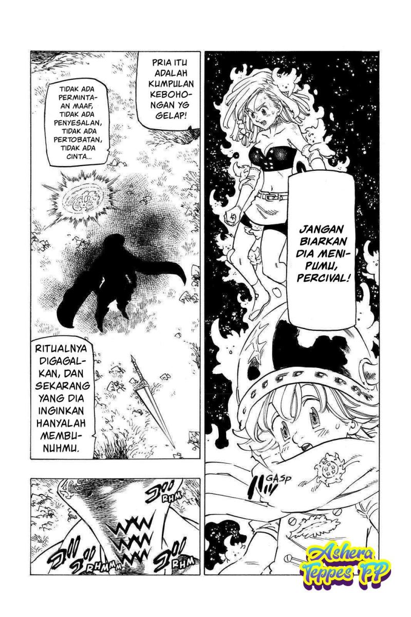 Halaman 8 dari Mokushiroku no Yonkishi Chapter 21