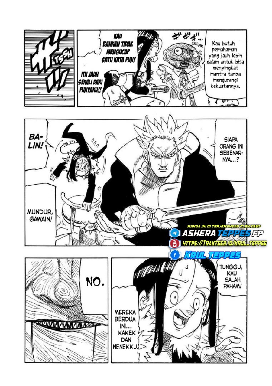 Halaman 16 dari Mokushiroku no Yonkishi Chapter 215