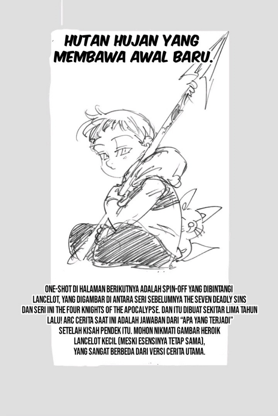 Halaman 28 dari Mokushiroku no Yonkishi Chapter 216