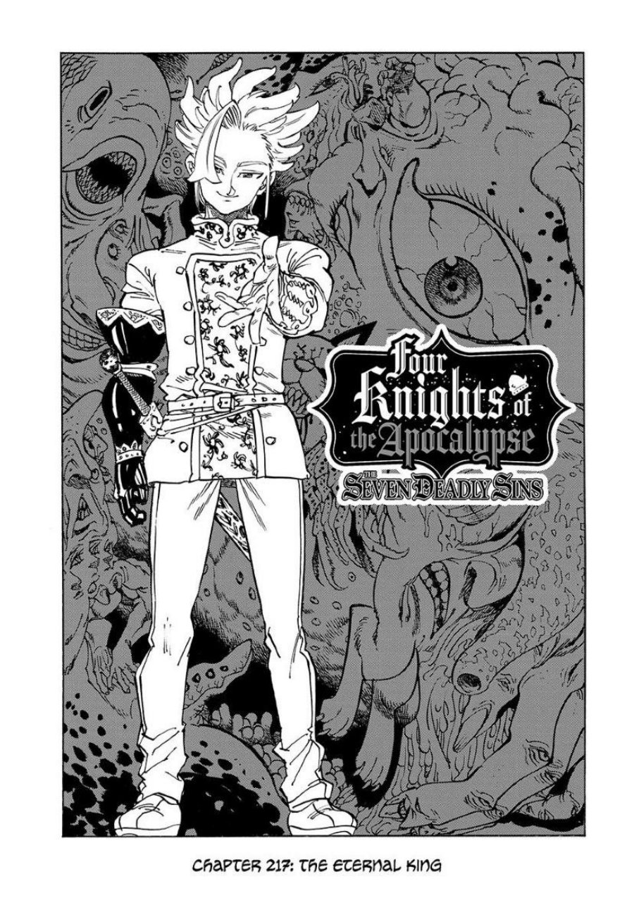 Halaman 2 dari Mokushiroku no Yonkishi Chapter 217