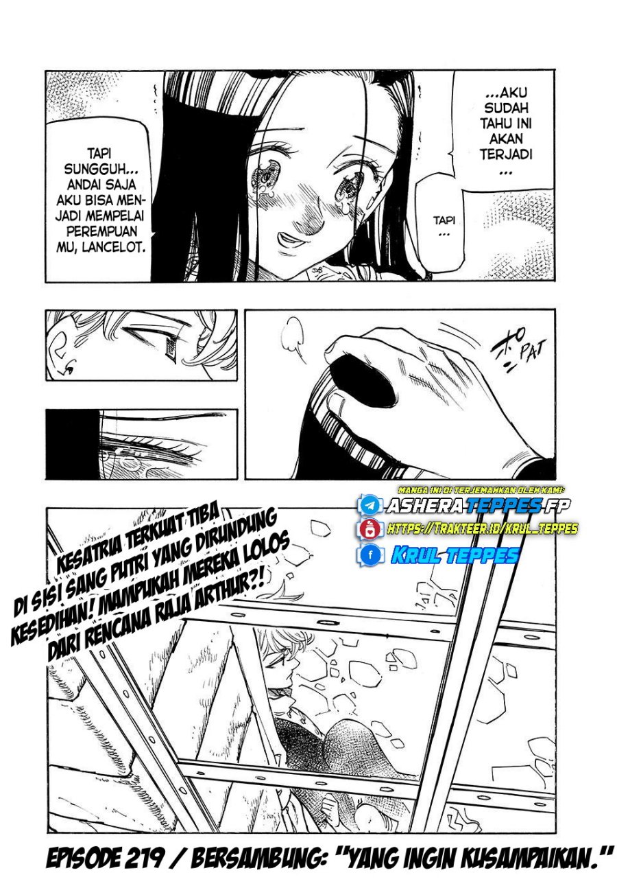 Halaman 21 dari Mokushiroku no Yonkishi Chapter 218