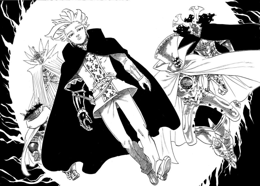 Halaman 19 dari Mokushiroku no Yonkishi Chapter 220