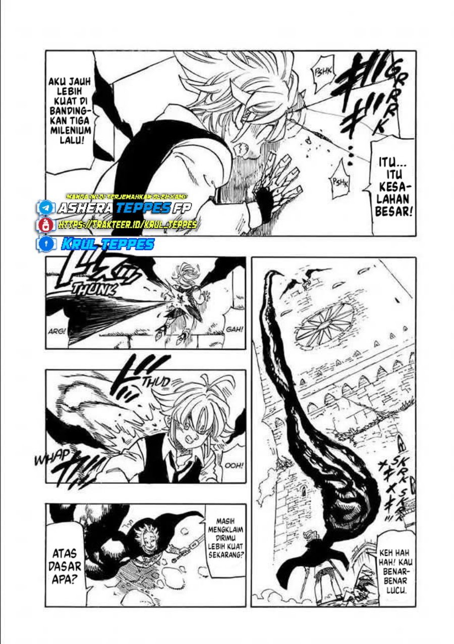 Halaman 15 dari Mokushiroku no Yonkishi Chapter 222