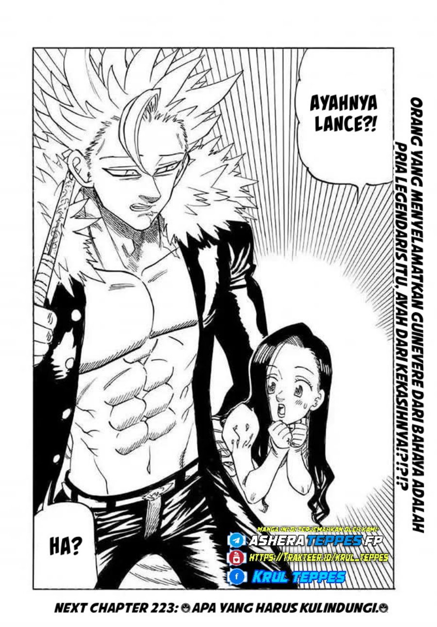 Halaman 19 dari Mokushiroku no Yonkishi Chapter 222