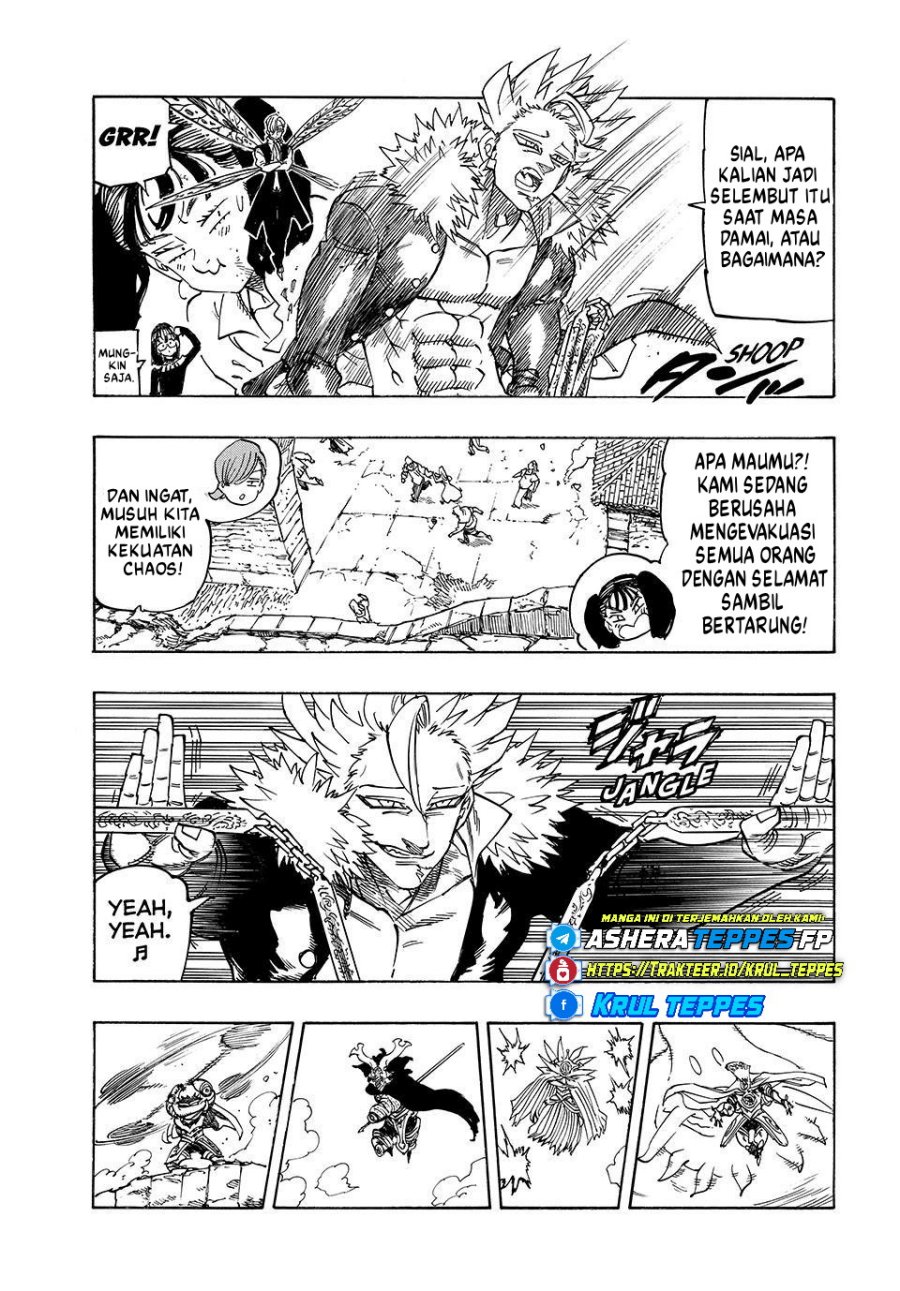 Halaman 12 dari Mokushiroku no Yonkishi Chapter 223