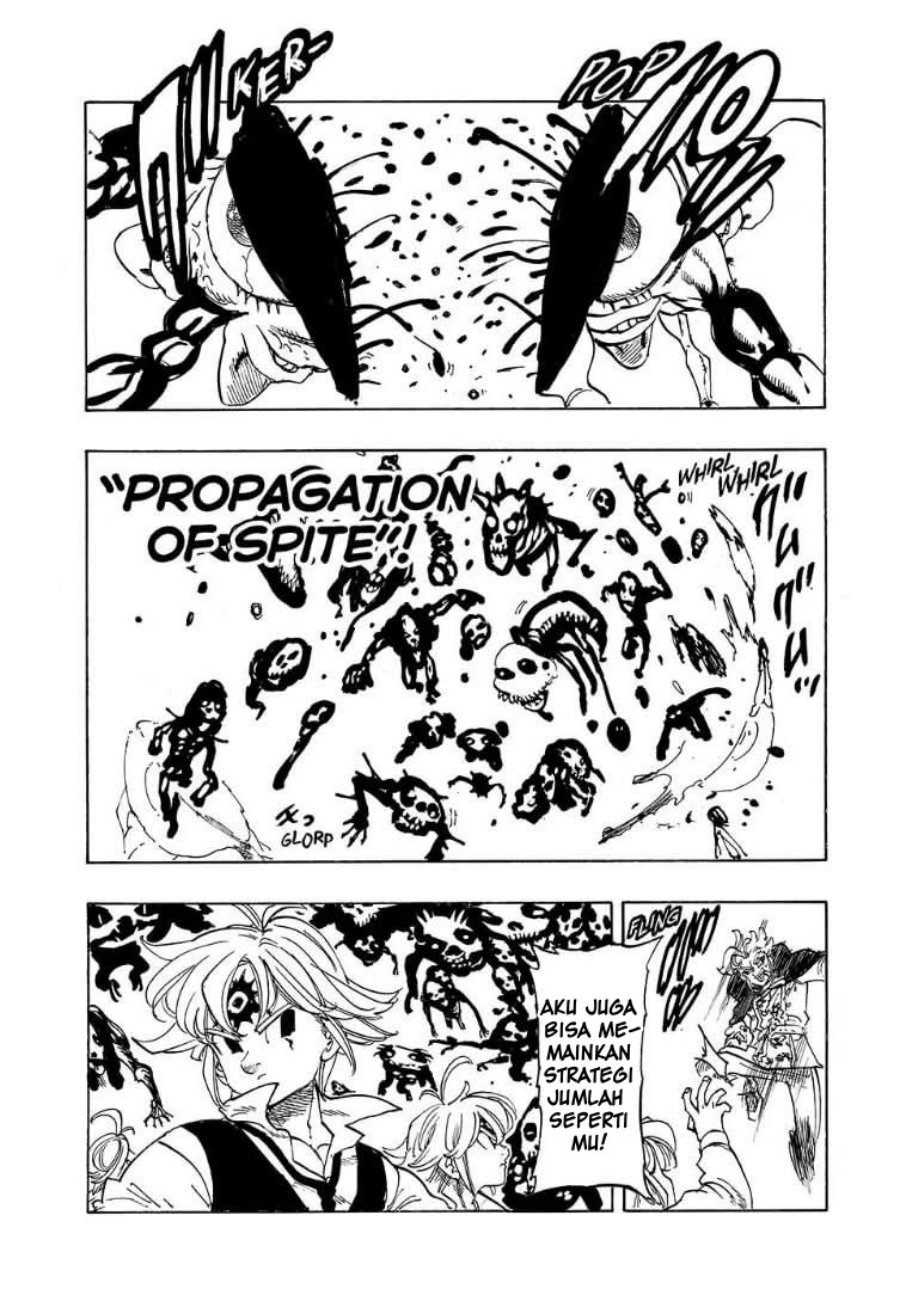 Halaman 15 dari Mokushiroku no Yonkishi Chapter 224