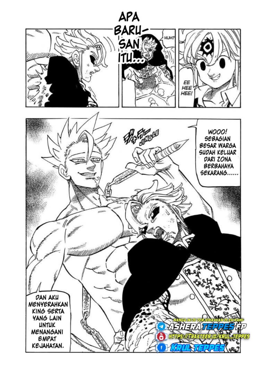 Halaman 17 dari Mokushiroku no Yonkishi Chapter 224