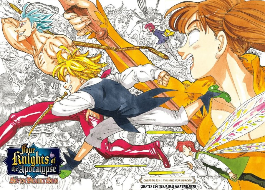 Halaman 2 dari Mokushiroku no Yonkishi Chapter 224