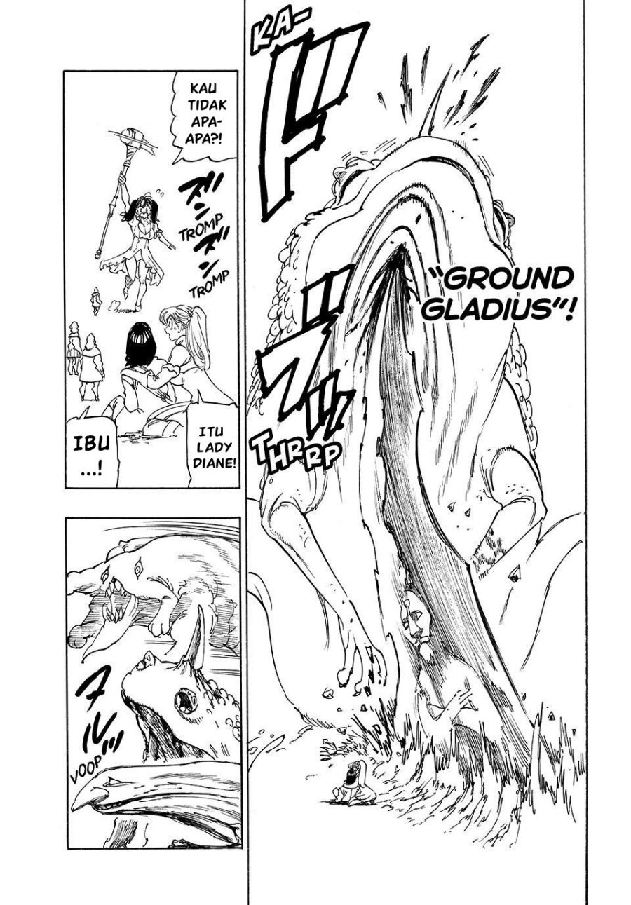 Halaman 14 dari Mokushiroku no Yonkishi Chapter 225