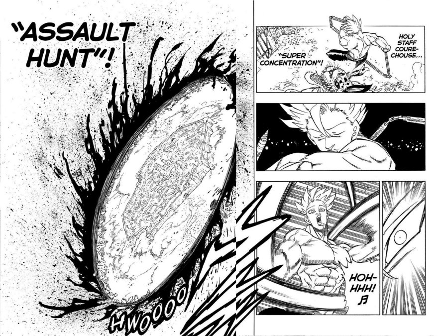 Halaman 17 dari Mokushiroku no Yonkishi Chapter 225