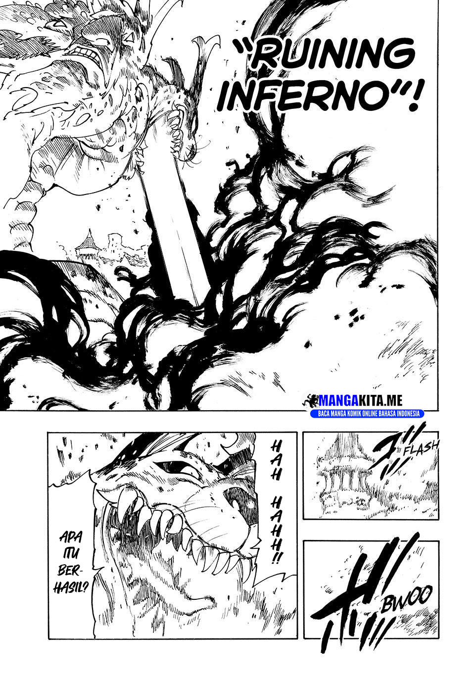 Halaman 13 dari Mokushiroku no Yonkishi Chapter 226