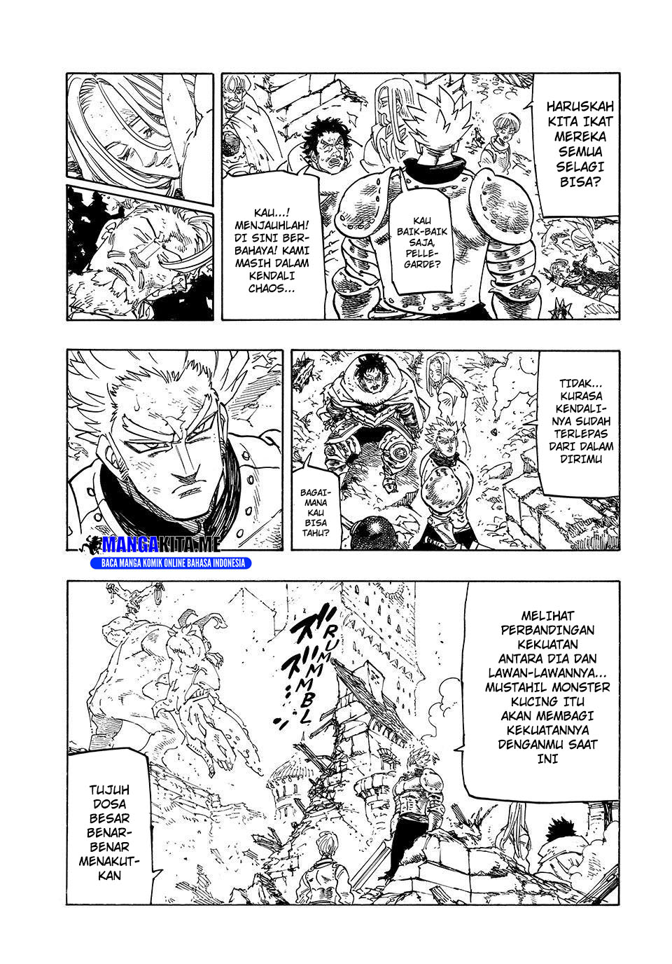 Halaman 3 dari Mokushiroku no Yonkishi Chapter 226