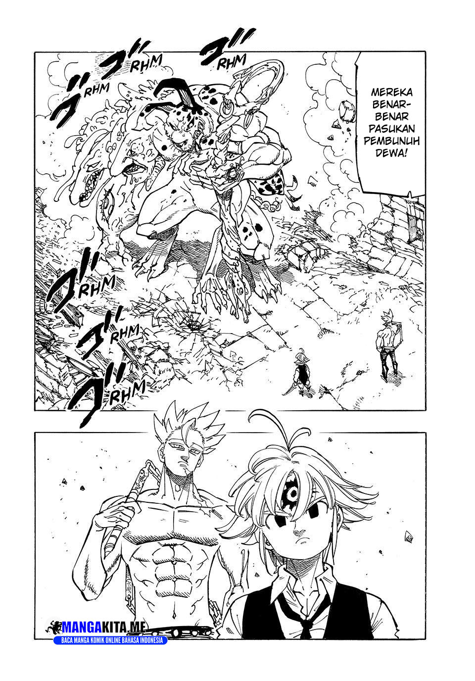 Halaman 4 dari Mokushiroku no Yonkishi Chapter 226