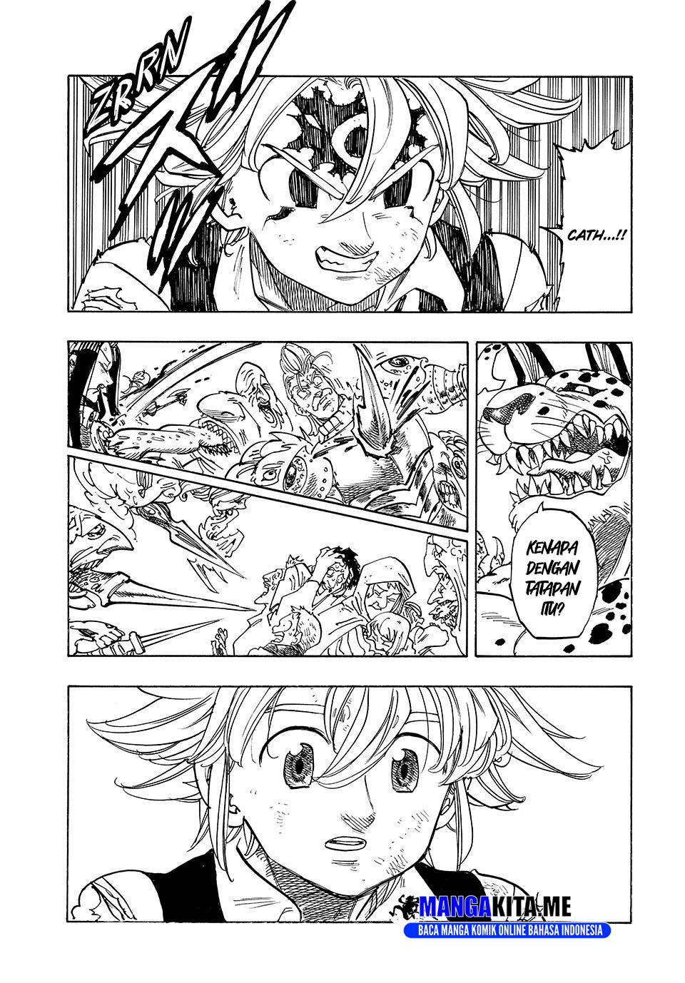 Halaman 12 dari Mokushiroku no Yonkishi Chapter 227