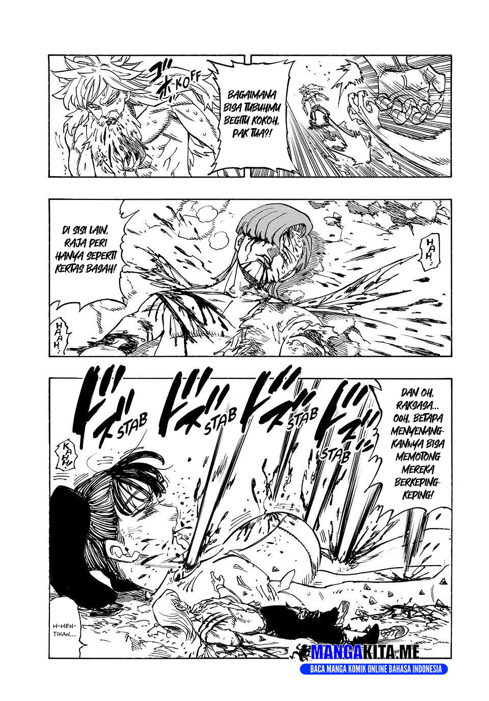 Halaman 14 dari Mokushiroku no Yonkishi Chapter 227