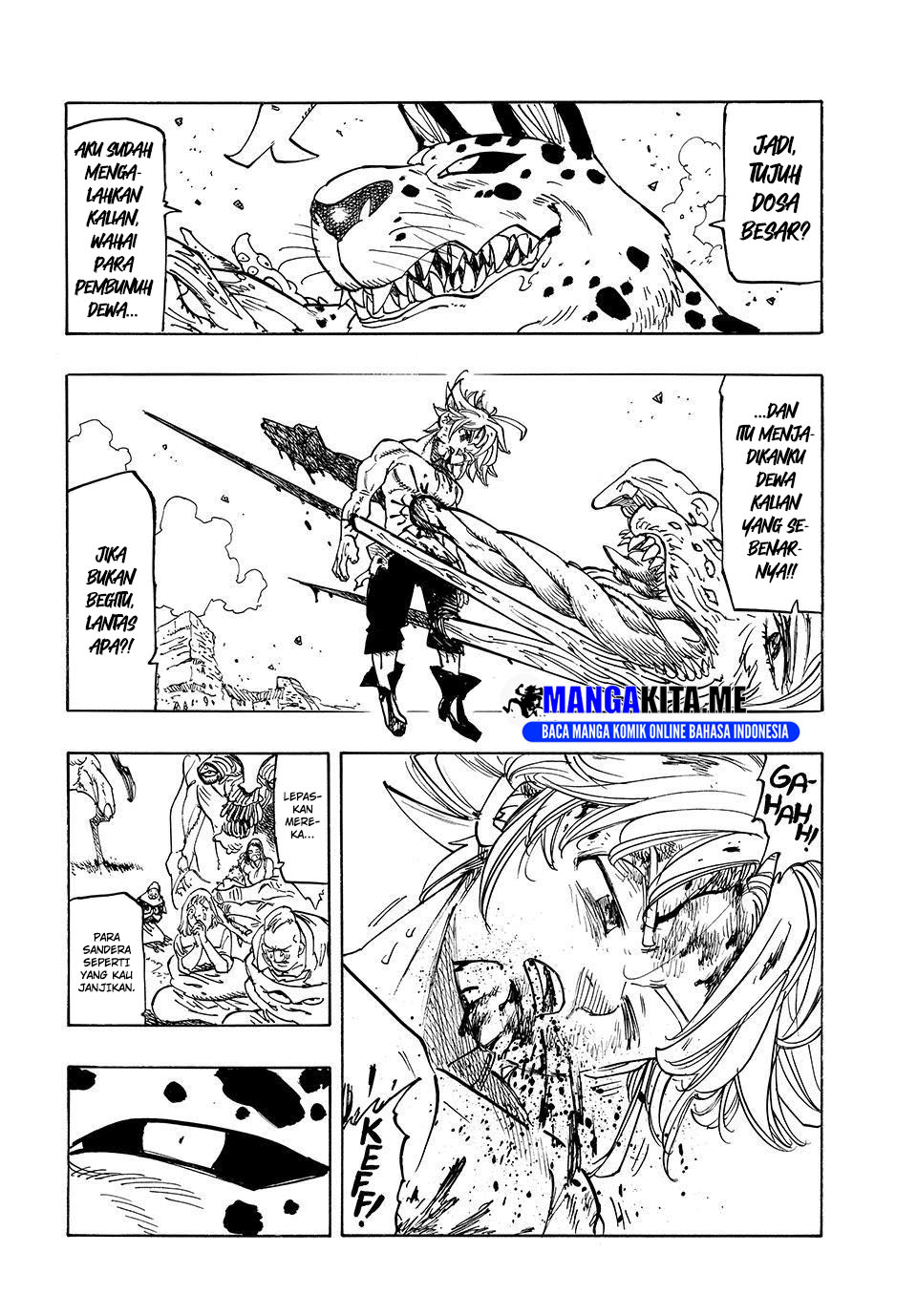 Halaman 15 dari Mokushiroku no Yonkishi Chapter 227