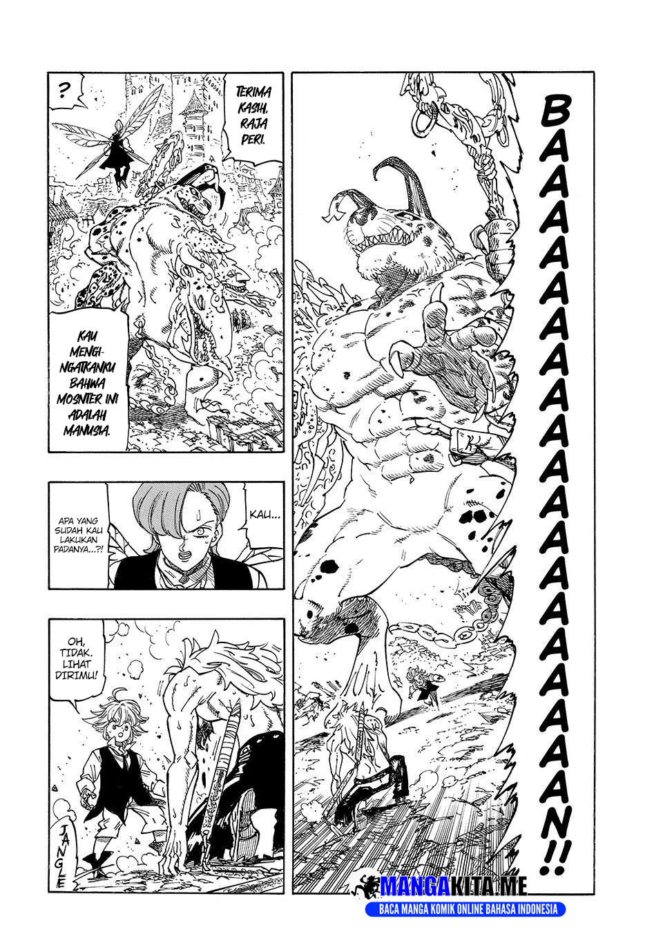 Halaman 2 dari Mokushiroku no Yonkishi Chapter 227