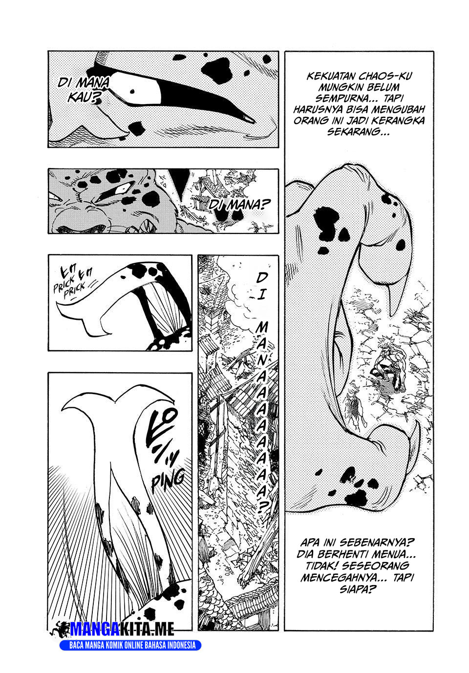 Halaman 5 dari Mokushiroku no Yonkishi Chapter 227