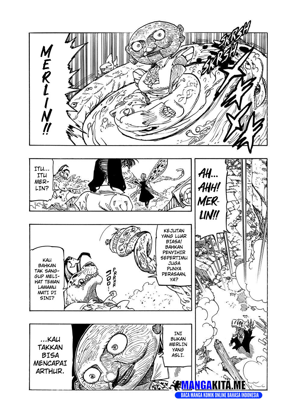 Halaman 7 dari Mokushiroku no Yonkishi Chapter 227