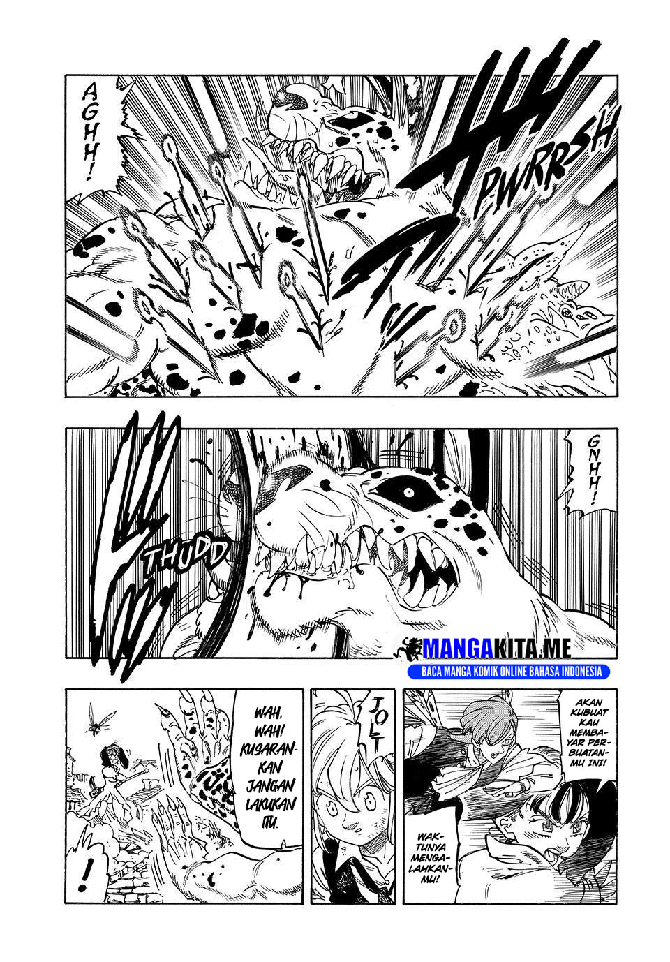 Halaman 8 dari Mokushiroku no Yonkishi Chapter 227