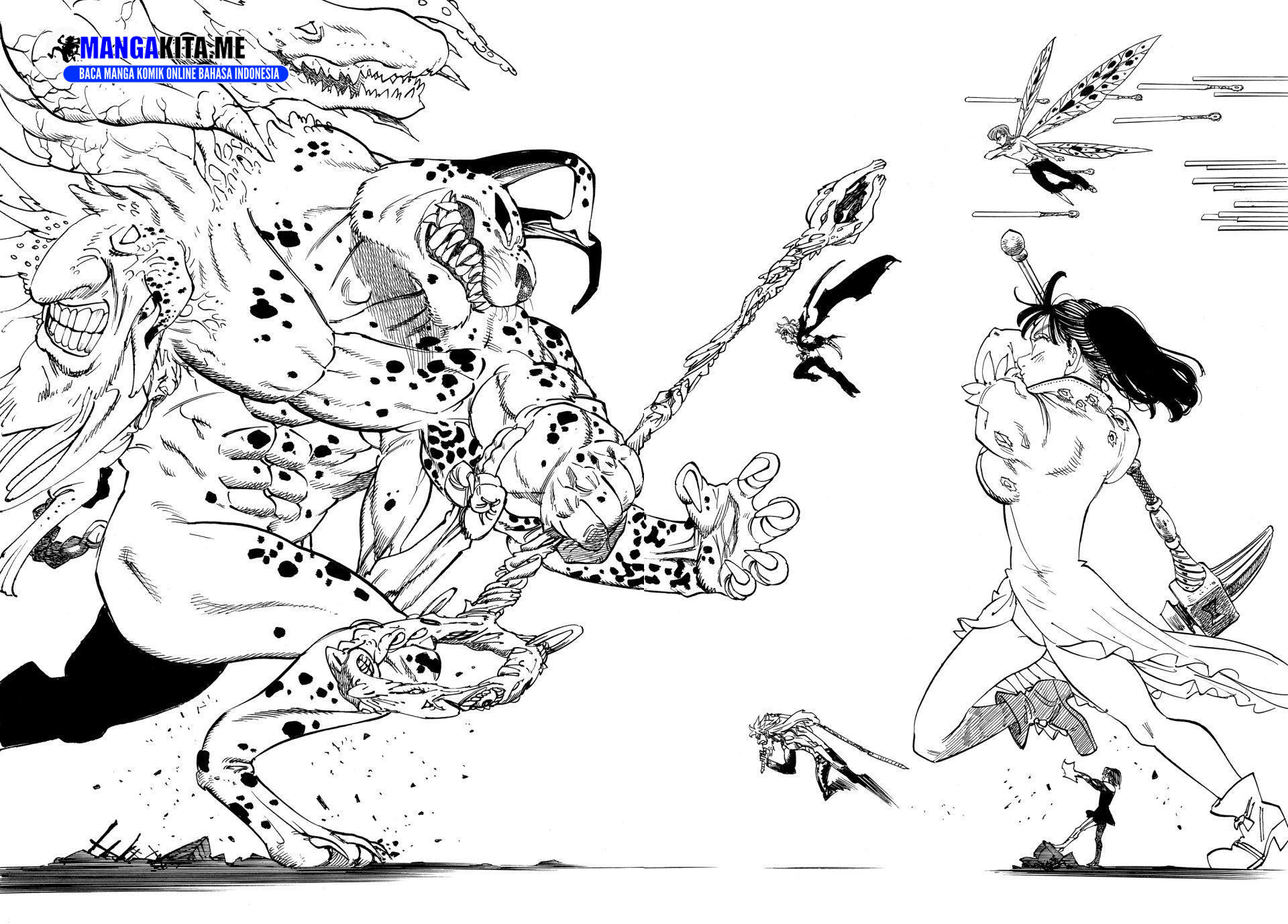 Halaman 17 dari Mokushiroku no Yonkishi Chapter 228