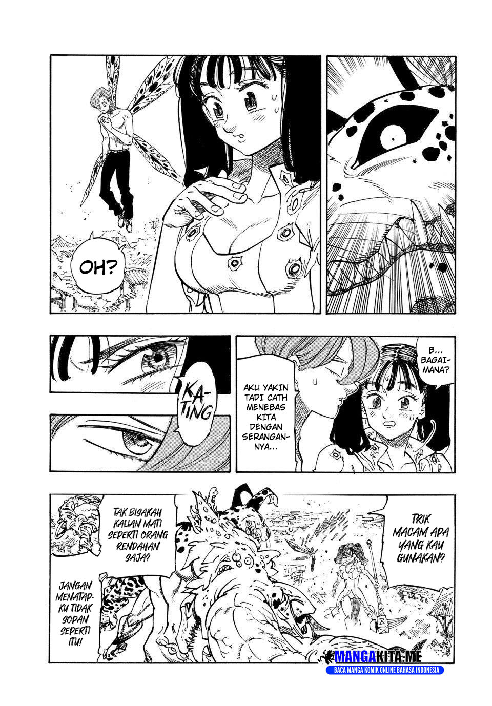 Halaman 8 dari Mokushiroku no Yonkishi Chapter 228