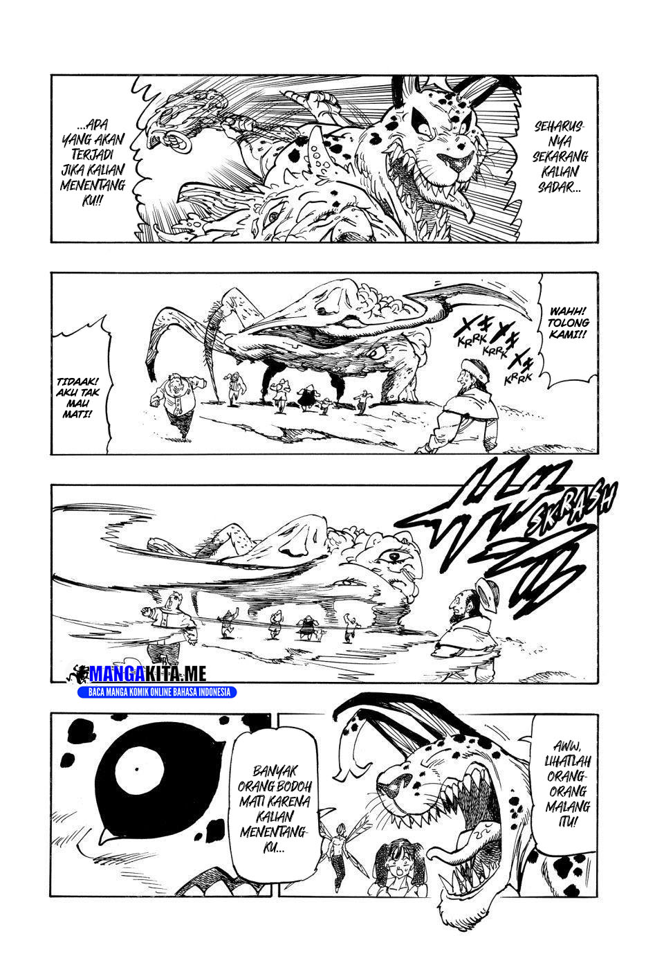 Halaman 9 dari Mokushiroku no Yonkishi Chapter 228