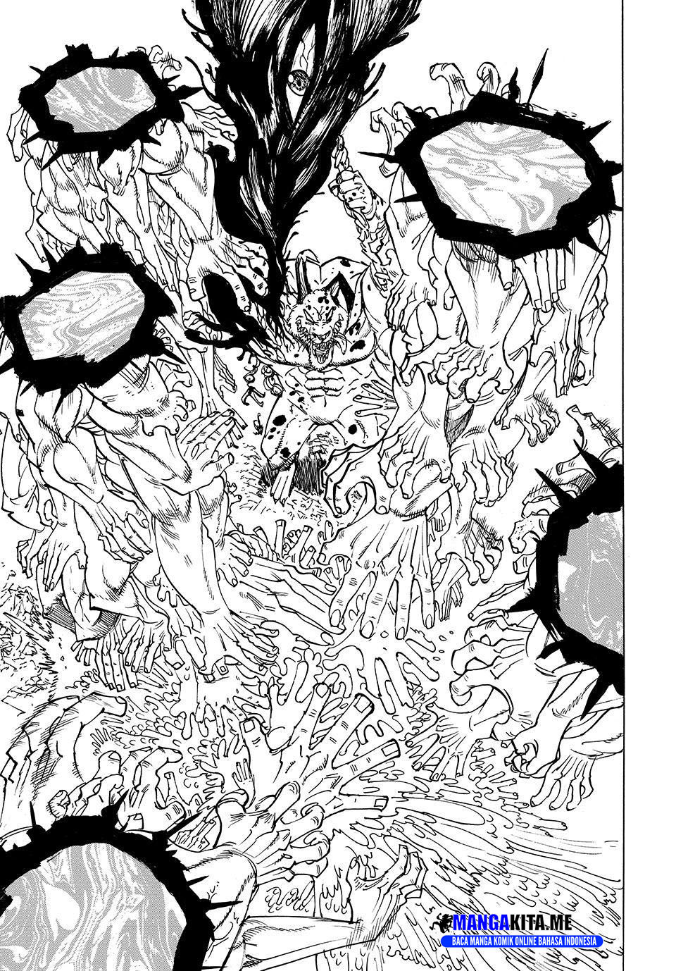Halaman 10 dari Mokushiroku no Yonkishi Chapter 229