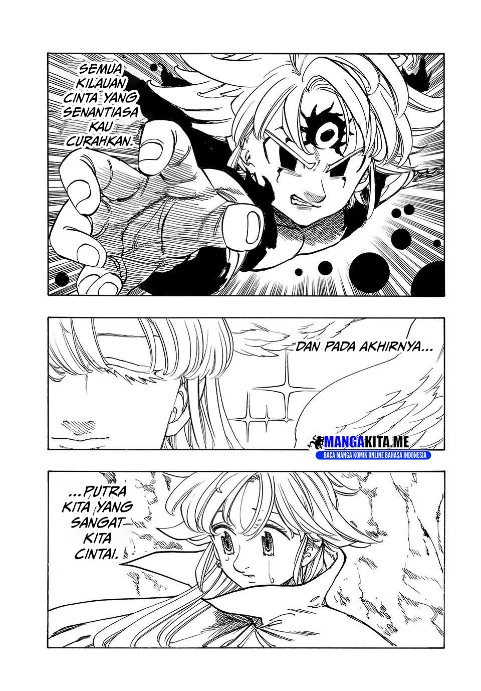 Halaman 14 dari Mokushiroku no Yonkishi Chapter 229