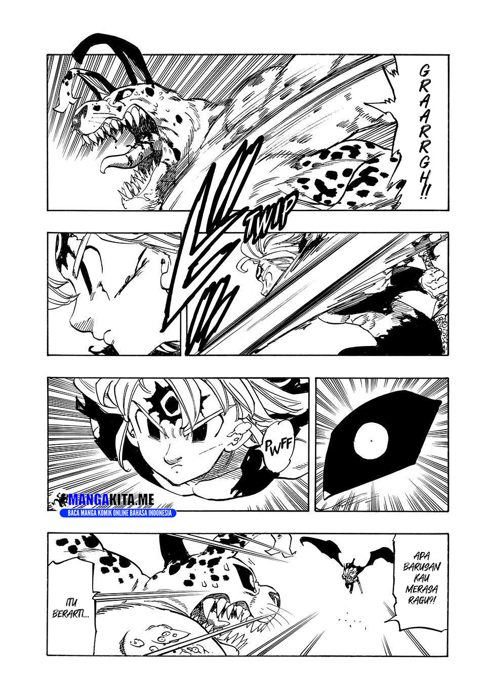 Halaman 16 dari Mokushiroku no Yonkishi Chapter 229