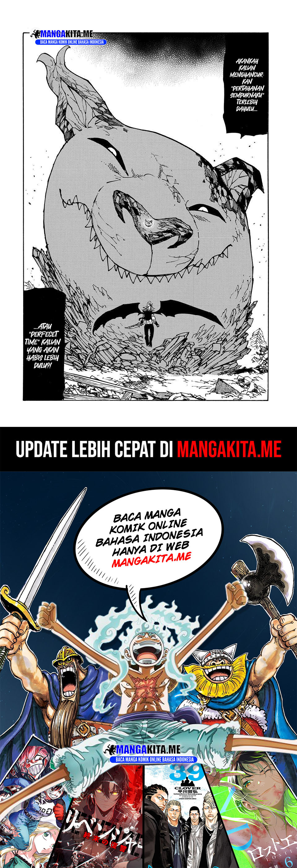 Halaman 19 dari Mokushiroku no Yonkishi Chapter 229