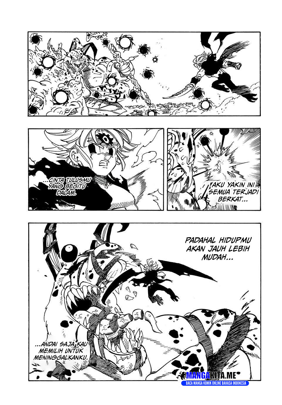 Halaman 8 dari Mokushiroku no Yonkishi Chapter 229