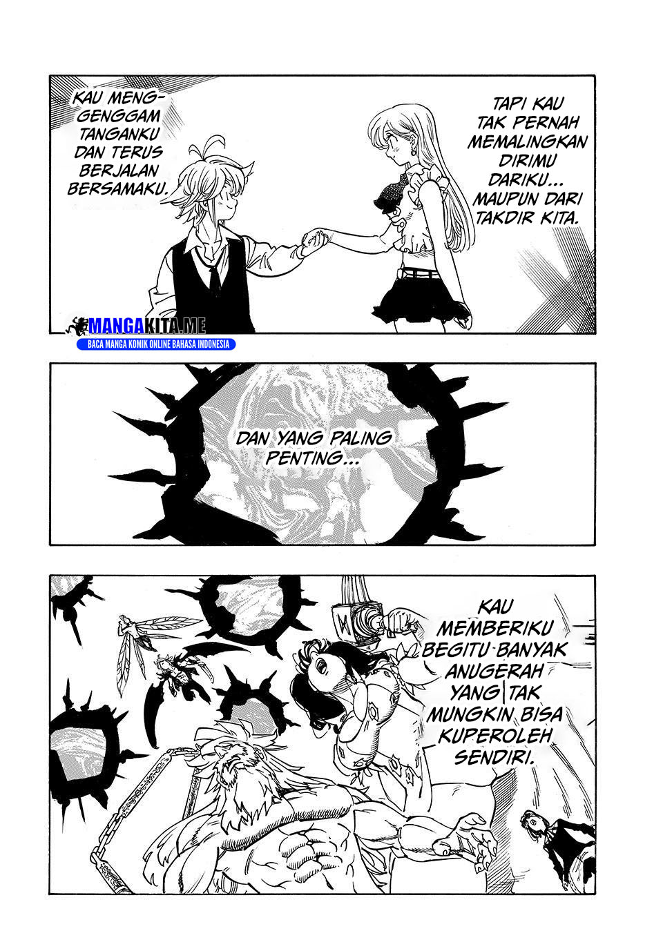 Halaman 9 dari Mokushiroku no Yonkishi Chapter 229