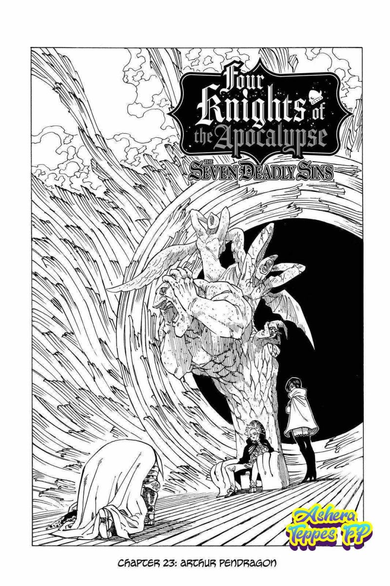 Halaman 2 dari Mokushiroku no Yonkishi Chapter 23