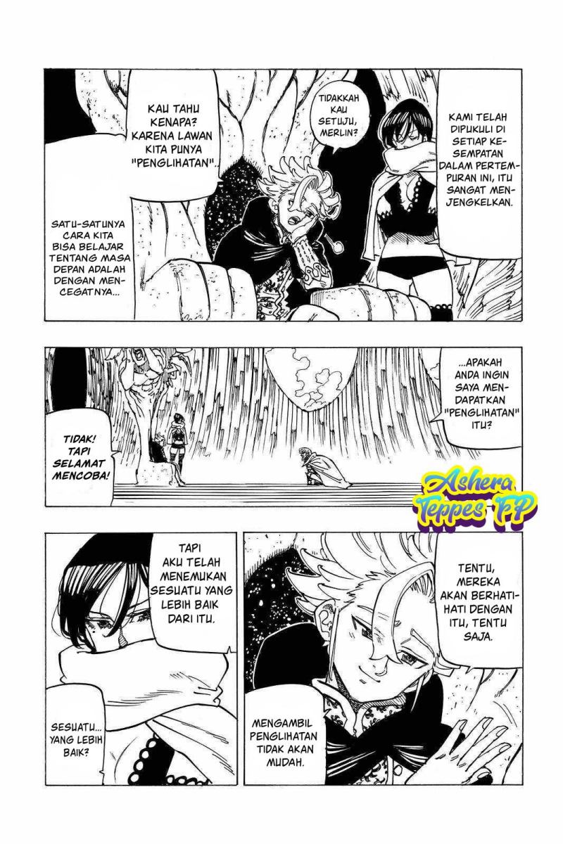 Halaman 9 dari Mokushiroku no Yonkishi Chapter 23