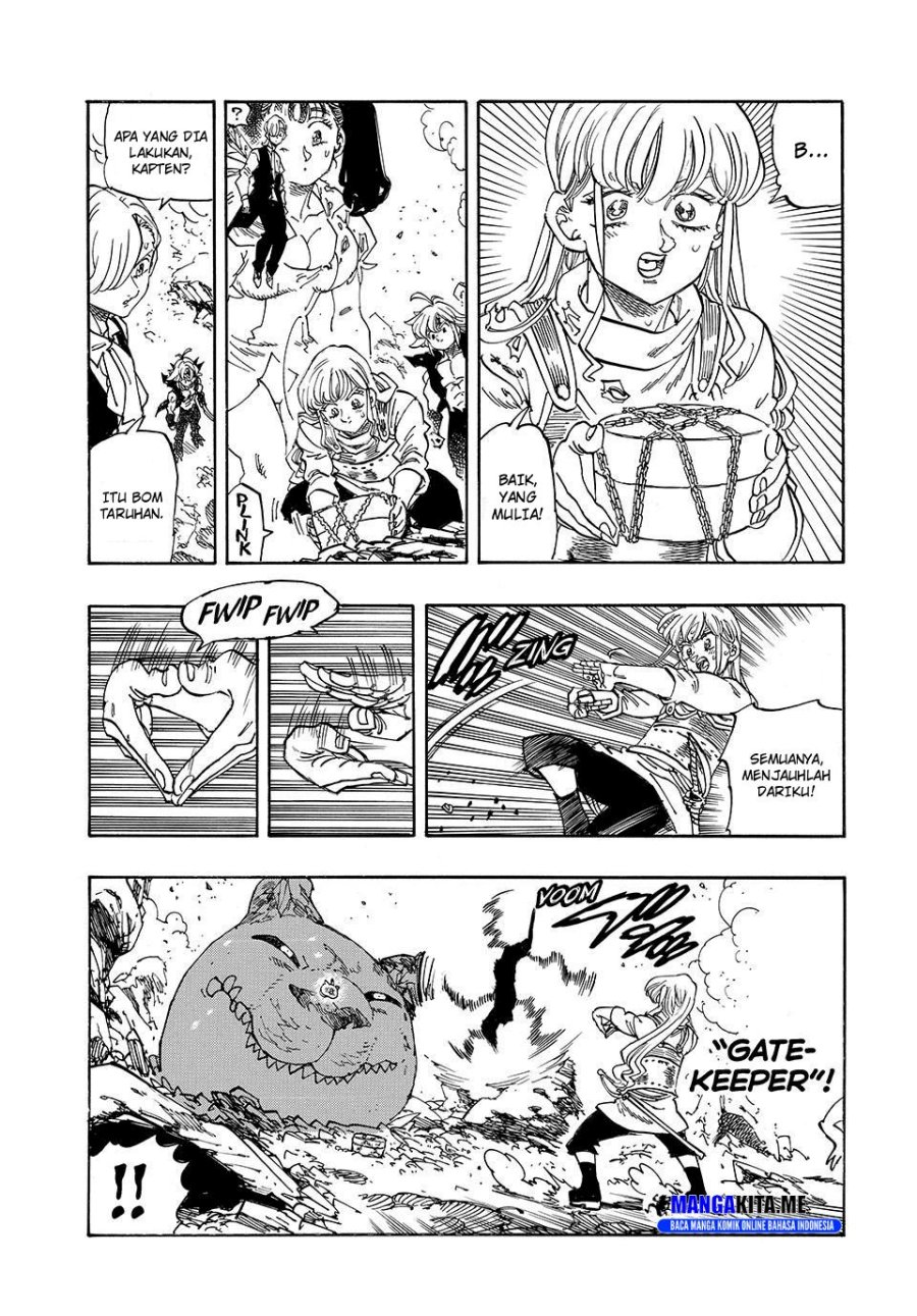 Halaman 13 dari Mokushiroku no Yonkishi Chapter 230