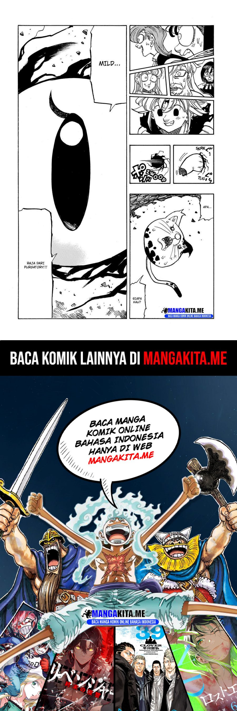 Halaman 19 dari Mokushiroku no Yonkishi Chapter 230