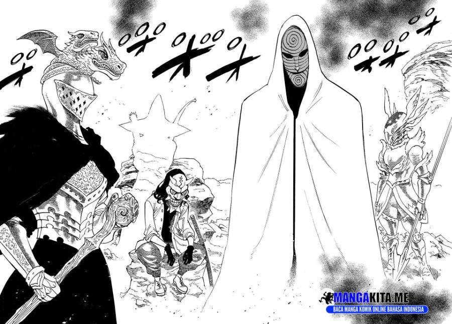 Halaman 16 dari Mokushiroku no Yonkishi Chapter 232