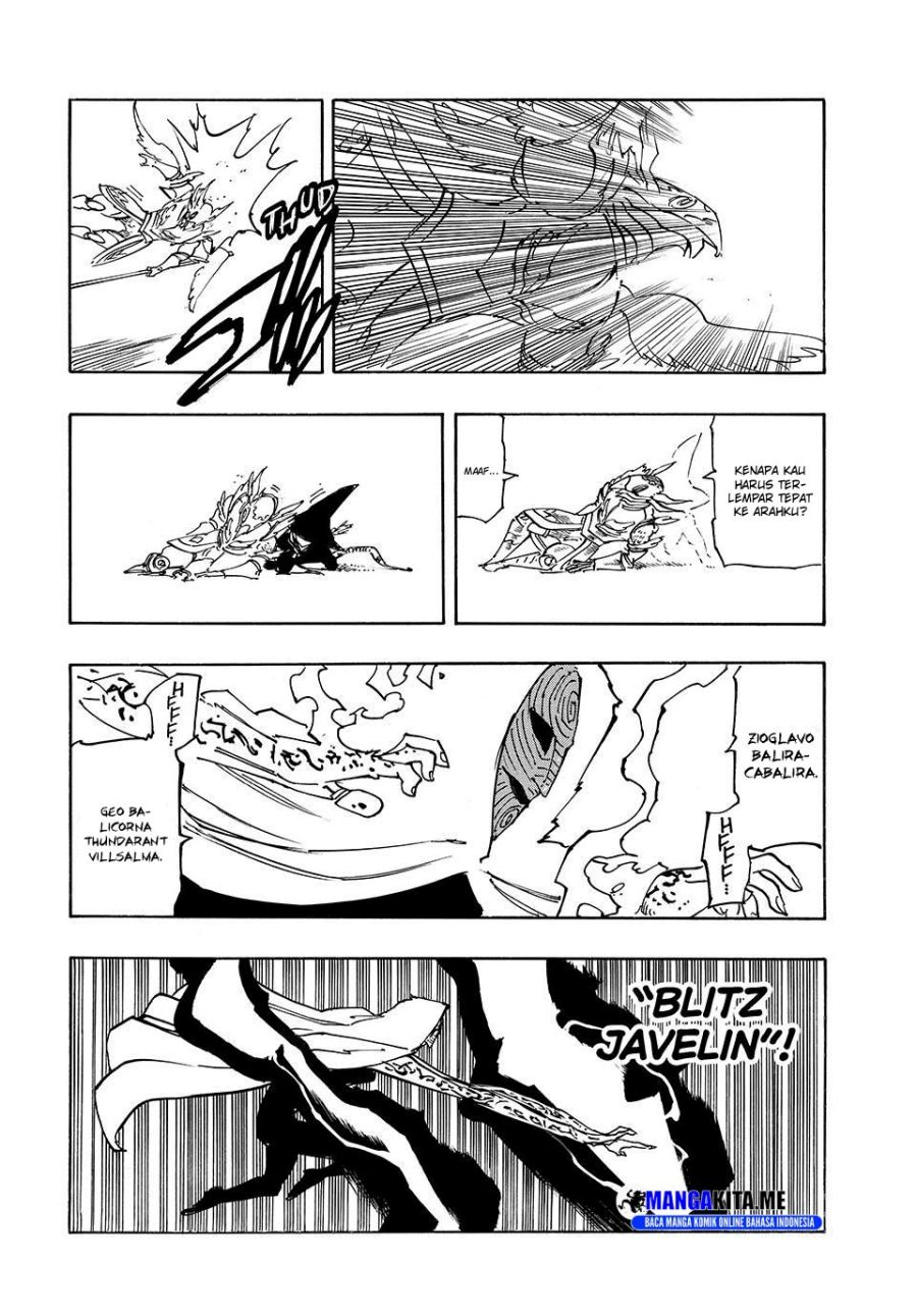 Halaman 12 dari Mokushiroku no Yonkishi Chapter 233